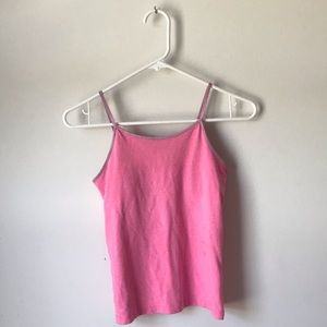 Pink tank top